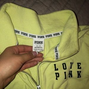 PINK Victoria Secret Half Zip